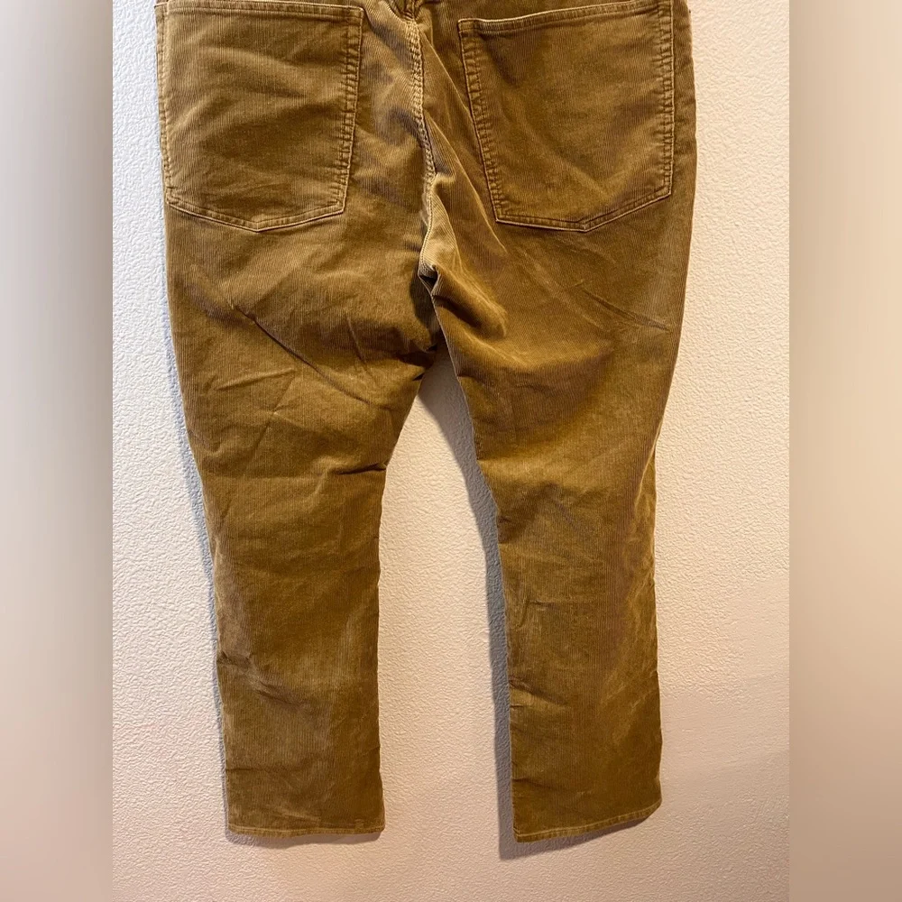 Polo Ralph Lauren Corduroy Varick Slim Straight Cotton Jeans Brown 40/32